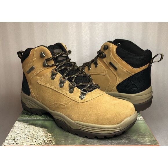 Ozark Trail M OT Free Edge Hiker Suede Wheat Boots Men's Size 13 Waterproof NEW - Picture 1 of 16
